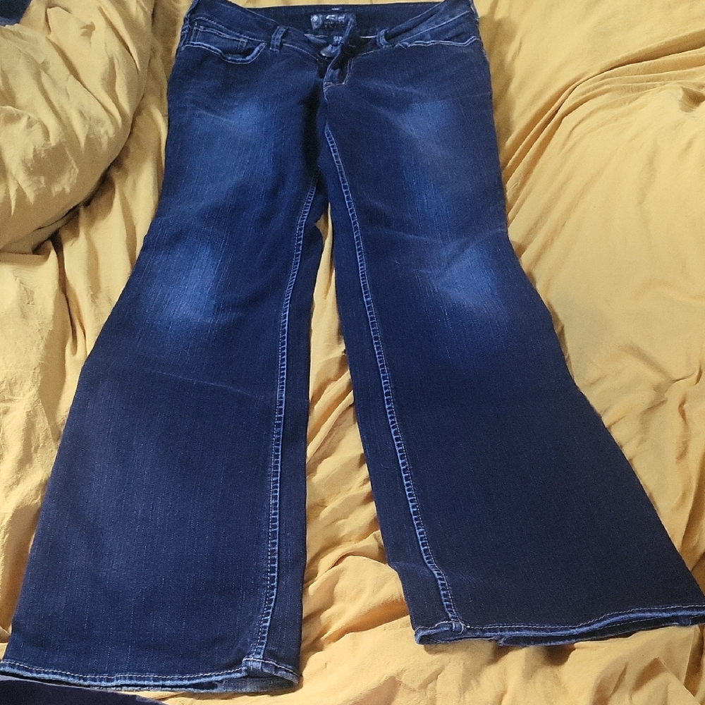 Silver Jeans Blue Flare Leg Denim